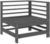 vidaXL Garten-Ecksofas 2 Stk. Grau Massivholz Kiefer 825634 Bild 3