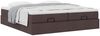 vidaXL Ottoman-Bett mit Matratzen Dunkelbraun 180x200 cm Stoff 3311244 Bild 5