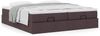 vidaXL Ottoman-Bett mit Matratzen Dunkelbraun 180x200 cm Stoff 3311244 Bild 4