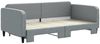 vidaXL Tagesbett Ausziehbar Hellgrau 100x200 cm Stoff 3196821 Bild 3