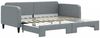 vidaXL Tagesbett Ausziehbar Hellgrau 100x200 cm Stoff 3196821 Bild 2
