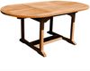 Esstisch ausziehbar Mantua Teak Massivholz - Breite: 120 cm - Länge: 120 bis 170 cm Bild 4