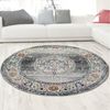 Carpetia Outdoorteppich In- und Outdoor, rund, Höhe: 5 mm, mit orientalischem Vintage-Ornamentmuster Bild 2