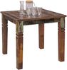 Kadima Design Esstisch "Diana": Landhaus-Stil, Massivholz, rustikal, stabil, pflegeleicht. Beige, 80x80x76 cm Bild 3