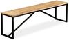 vidaXL Sitzbank Massiv-Mangoholz 160x35x45 cm 244904 Bild 2