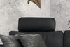 KAWOLA Sofa LOLA Ecksofa XL Leder schwarz mit motorischer Relaxfunktion Recamiere links 84 x 178 x 304 cm Bild 5
