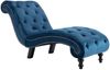 vidaXL Chaiselongue Blau Samt 248608 Bild 2