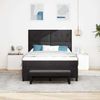 vidaXL Boxspringbett mit Kopfteil Schwarz 190 x 140 cm Samt 3344512 Bild 3