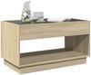 Couchtisch, Sofatisch mit Infinity-LED Sonoma-Eiche 90x50x50 cm Bild 4