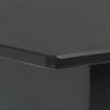 vidaXL Garten-Esstisch Schwarz 80x80x74 cm Stahl und Glas 313109 Bild 2