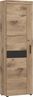 Garderoben-Set >Grano< (3-teilig) Viking Eiche Dekor - 153x195x38 (BxHxT) Bild 2