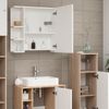 Badmöbel-Set Fynn Sonoma 3 Teile, mit Midischrank Vicco Bild 5