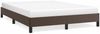 vidaXL Bettgestell Braun 140x200 cm Kunstleder 346907 Bild 2