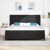 vidaXL Boxspringbett mit Kopfteil Schwarz 200 x 200 cm Samt 3342028 Bild 3