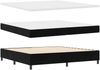 vidaXL Boxspringbett mit Kopfteil Schwarz 200 x 200 cm Samt 3342028 Bild 5