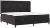 vidaXL Boxspringbett mit Kopfteil Schwarz 200 x 200 cm Samt 3342028 Bild 4