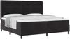 vidaXL Boxspringbett mit Kopfteil Schwarz 200 x 200 cm Samt 3342028 Bild 2