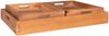House Nordic Tablett, Teakholz, natur, 3er-Set Bild 4