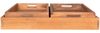 House Nordic Tablett, Teakholz, natur, 3er-Set Bild 5