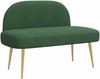 vidaXL Gepolsterte Bank mit Rückenlehne Dschungelgrün 110 x 60 x 76 cm 42040781 Bild 2