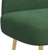 vidaXL Gepolsterte Bank mit Rückenlehne Dschungelgrün 110 x 60 x 76 cm 42040781 Bild 5
