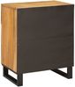 vidaXL Nachttisch Natur 50 x 33 x 62 cm Massivholz Mango 4018053 Bild 5