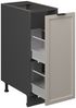 Apothekerschrank Fame-Line GrauBeige 30 cm , AP Anthrazit Vicco Bild 4
