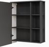 Spiegelschrank Karen Anthrazit/Weiß 60 x 75 cm Vicco Bild 5