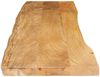 vidaXL Tischplatte mit Baumkante 180x40x2,5 cm Massivholz Mango 370713 Bild 4