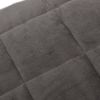 vidaXL Gewichtsdecke Stoff, 1x Gewichtsdecke, Dunkelgrau, 220x260 cm, Stoff, 15 kg Bild 4