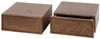LEVEN Lifestyle Nachttisch 2´er Set FAME schwebend mit 1 Schublade aus massiv Holz in braun (2´er Set), mit 1 Schublade - schwebend - hängend Bild 2