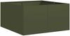 vidaXL Pflanzkübel Olivgrün 80x80x40 cm Kaltgewalzter Stahl 860741 Bild 2