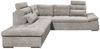 Ecksofa Medan von Ed Exciting Design Taupe – Modernes Sofa mit Schlaffunktion & Glow Mikrofaser Bild 4