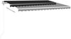 vidaXL Automatische Markise mit LED & Windsensor 450x300 cm Anthrazit 3068934 Bild 4