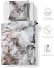 Fleuresse Mako-Satin Bettwäsche 200x220 Marmor grau braun silber 114568-07 Bild 3
