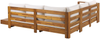 Ecksofa MARETTIMO Akazienholz Cremeweiß Bild 5