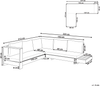 Ecksofa MARETTIMO Akazienholz Cremeweiß Bild 2