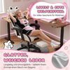 oyajia Gaming-Stuhl Bürostuhl Ergonomisch mit Kopfstütze und Katzenohren, PU-Leder (Gamer Stuhl, Racing Computerstuhl PC Stuhl mit Fußstütze Kopfstütze, 1 St), 115-125cm verstellbare Sitzhöhe, mit Lendenwirbelstütze Bild 4