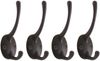4er-Set Garderobenhaken HWC-C75, Haken Wandhaken Kleiderhaken Set Bild 2