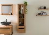 Badschrank Wildeiche / Zerreiche 44x35x159 natur geölt MONTREUX #58 Bild 3