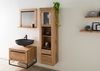 Badschrank Wildeiche / Zerreiche 44x35x159 natur geölt MONTREUX #58 Bild 2