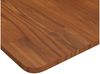 vidaXL Tischplatte Quadratisch Dunkelbraun 40x40x1,5cm Eiche Behandelt 343014 Bild 2