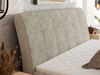 Boxspringbett DAGOS 160 x 200 cm mit Kopfteil, Lattenrost und Stauraum – Doppelbett mit Matratze & Topper Visco , stabile Konstruktion, Bettkasten, modernes Design - Beige Schenille glatt - H3 Bild 3