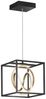 Fischer & Honsel 60913 LED Pendelleuchte Gisi schwarz matt gold tunable white Bild 2
