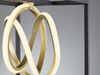 Fischer & Honsel 60913 LED Pendelleuchte Gisi schwarz matt gold tunable white Bild 5