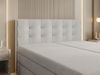 AX LIVING Finike Boxspringbett 140x200 cm mit Topper, 2 Matratzen, Stoff Beige Bild 4