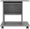 vidaXL Schreibtisch, Holzwerkstoff, Betongrau, 80 × 50 × 75 cm Bild 4