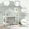 Ulife Etagenbett Hausbett Kinderbett mit Schubladen und Regalen Bild 2