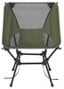 SONGMICS Faltbarer Outdoor Stuhl, höhenverstellbarer Campingstuhl mit Stahlrahmen, 2 Seitentaschen, für Reisen, grün Bild 4