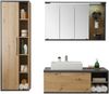 Badezimmer-Set >Nebraska< (3-teilig) in Matera Beton - 180x190x53cm (BxHxT) Bild 3